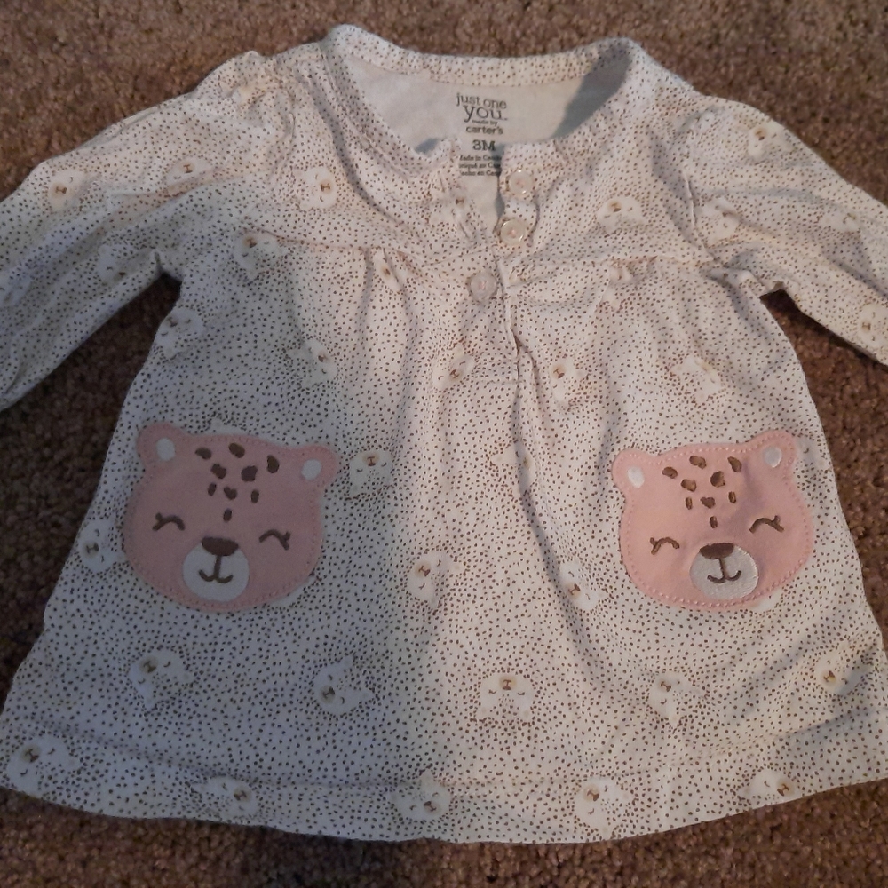 Just for you carters bears shirt 3 months
